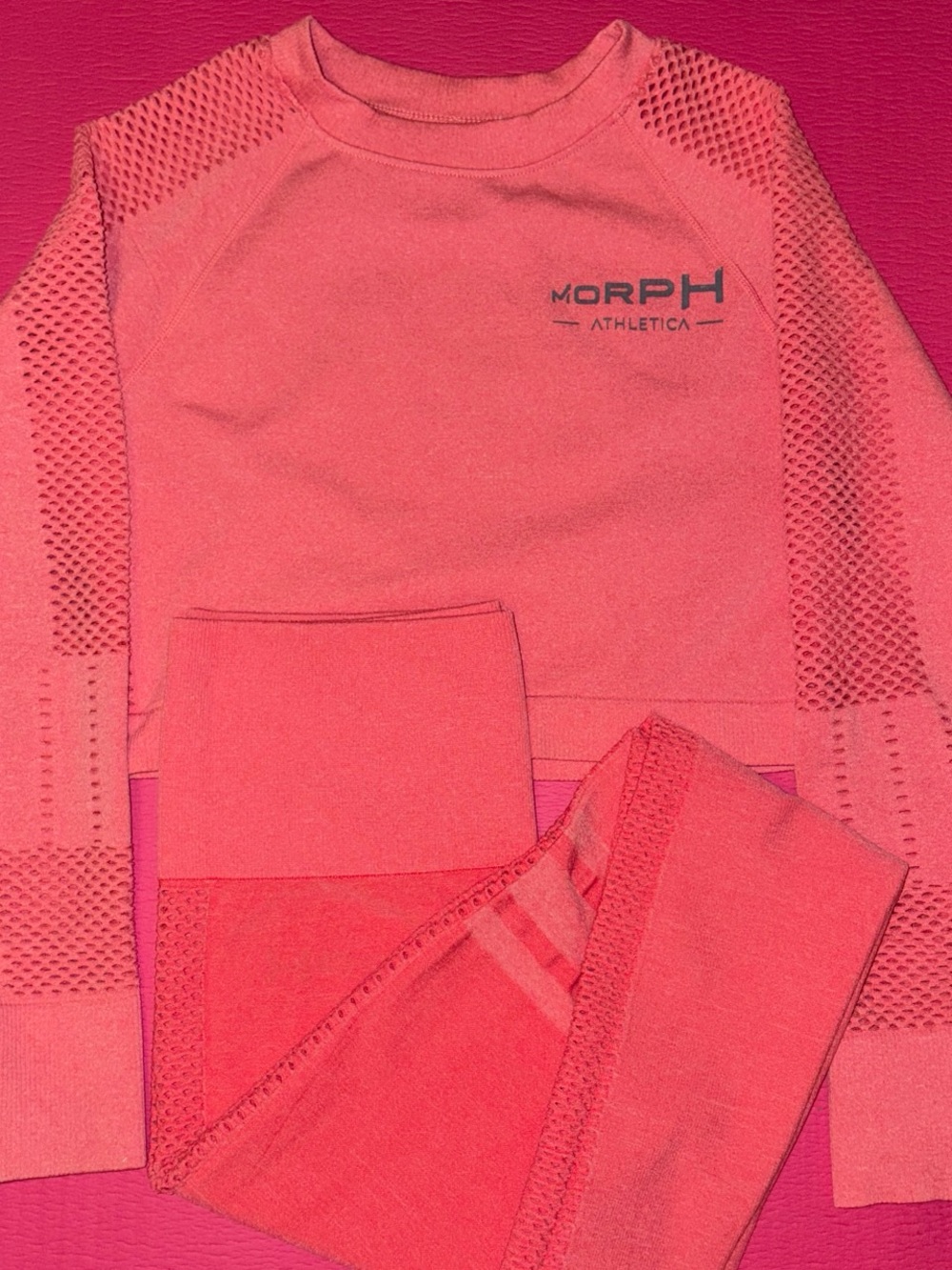 Morphe Fitness Working out pink set in M